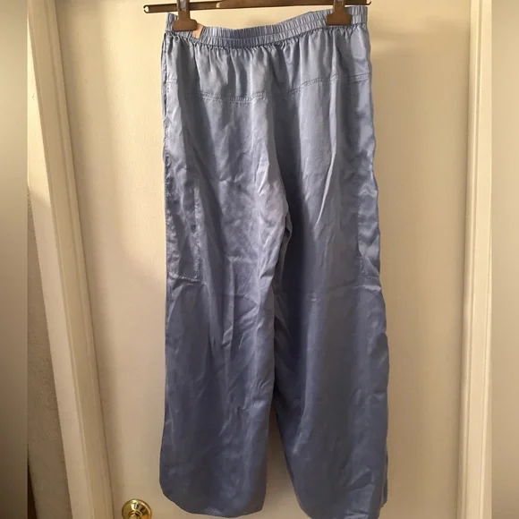 lunya good in bed blue silk pj pants sz s - Picture 9 of 9